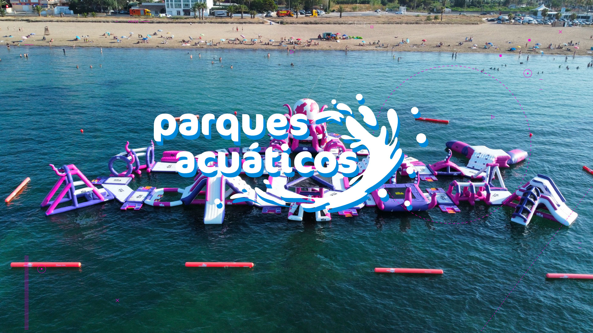 Parques acuáticos hinchables
